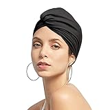 Schwimmkappe Damen Turban Badekappe Ohrenschutz Badehaube rutschfest Swimming...