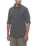 Little Donkey Andy Herren Hemd Langarm T-Shirt UPF50+ Männer Freizeithemd...