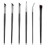 Abeillo 6 Stück Eyeliner Pinsel Set, Lidschatten Pinsel, Pinsel Abgewinkelter...