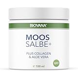 BIOVANA Moossalbe Plus, Mooscreme gegen Falten, Soforteffekt Moos Salbe fürs...