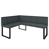 Eckbank Akiko Metal - Eckbankgruppe für Ihrem Esszimmer, Küche modern,...