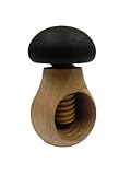 Wooden World - Nussknacker in Form eines Pilzes – sehr stabil – Dunkelbraun