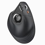 ProtoArc EM05 NL Vertikale Trackball Maus, Kabellos Bluetooth Rollerball Maus...