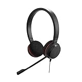 Jabra Evolve 20 Stereo Headset mit Mikrofon – Microsoft Teams zertifizierte...