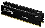 Kingston FURY Beast Schwarz DDR5 32GB (2x16GB) 5200MT/s CL40 DIMM Desktop Gaming...