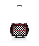 Prym 612630 Nähmaschine Trolley Polka Dots, schwarz/rot/weiß, 44 x 22 x 36 cm