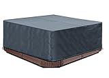 Climecare Hohe Qualität Abdeckung Whirlpools, 220×220×85cm, Quadrat Allwetter...