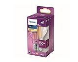 PHILIPS LED Classic E27 Lampe, 100 W, Tropfenform, A60, klar, warmweiß