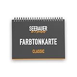 SEEBAUER diy Farbtonkarte CLASSIC, 500 Farbtöne, Farbmusterkarte für...