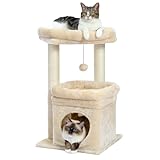 PAWZ Road Kleiner Katzenbaum, mehrstöckiger Katzenturm mit Sisal-überzogenem...