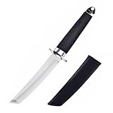 TIMKOSS Perfektes Bushcraft Jagdmesser feststehende Klinge mit Scheide, für...