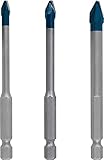 Bosch 3x EXPERT HEX-9 Hard Ceramic Bohrer Set (für Harte Fliesen, Weiche...