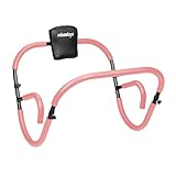 Relaxdays Bauchtrainer AB Roller, Bauchmuskeltrainer, faltbar, HxBxT: 66 x 70 x...
