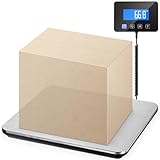 Paketwaage, Hochpräzise Plattformwaage 200kg/10g,Postwaage aus Edelstahl mit...