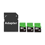 KEXIN 16GB Micro SD Karte 3 Stück UHS-I MicroSDHC Speicherkarte bis zu 80 MB/s...