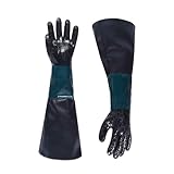 Adfuenom Gummisandstrahlhandschuhe 23.6' Sandstrahlkabinett Handschuhe...