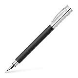 FABER-CASTELL 148140 - Füllfederhalter AMBITION Edelharz, Feder: M, inklusive...