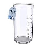 Anakel Home Kunststoff-Mixbecher mit 600 ml Maßen für Mixer, BPA-freier und...