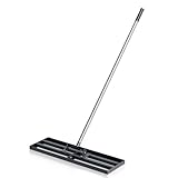 CRMCC Rasen-Nivellierrechen 76,2 x 25,4 cm mit 198,1 cm verstellbarem...
