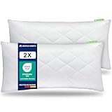 Gentle North Kopfkissen (40x80 cm groß) - 2er Set Kissen für Bett und als...