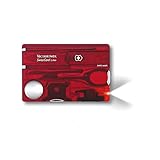Victorinox, Taschenmesser, klein, Swiss Card Lite, rot transparent (13...