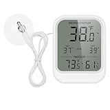 Ankilo Digitales Kühlschrank Thermometer, mit 1.5M Wasserdichter Sonde,...