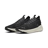 PUMA Unisex Softride Symmetry Fuzion Ls Straßen-Laufschuh, Schwarz,...
