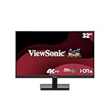 ViewSonic VA3208-4K-HD 32 Zoll 4K UHD Monitor with HDR 10 and Dual HDMI and...