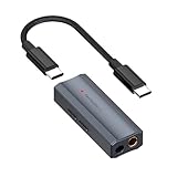 Fosi Audio DS2 USB C auf AUX Kopfhörerverstärker DAC Dongle 3,5 mm Klinke...