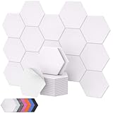 18 Stücke Hexagon Akustikplatten selbstklebend, TONOR Schallabsorber...