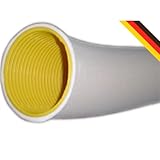 Drainagerohr DN100 gelb 5m und Drainagefilterschlauch F100 weiss 5m Profi - Set