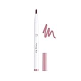 Lip Tint Pen, Cream Glide Lip Liner, Long Lasting Colour Lip Marker, Hydrating...