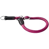 HUNTER Dressurhalsung FREESTYLE, Farbe: himbeer, strapazierfähiges Tau mit...