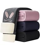Adorel Mädchen Thermo Leggings Gefüttert Baumwolle Stickerei Winter Warm Hosen...