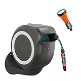 Gardena Wand-Schlauchbox RollUp M 20 m: Flexible Bewässerung für mittelgroße...