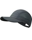 Folding Running Man Hat,Visors Sport Cap Summer Mesh Breathable Waterproof...