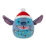 Squishmallows SQDI01432 - Disney Weihnachts-Stitch mit Lichterkette 20 cm,...