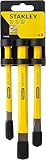STANLEY Präzisionsflachmeissel-Set Fliesen Meißel (3-teilig, Chrom-Vanadium...