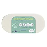 P'tit lit - Stubenwagenmatratze aus Bambus - 72x32 cm - Weiche und seidige...