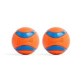 Chuckit – Ultra Ball Medium 2 Stück – 2 Jagdbälle für Hunde – Robuster...