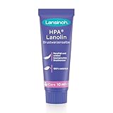 Lansinoh HPA Lanolin Brustwarzensalbe, 10 ml - 100% natürlich - beruhigt &...