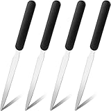4 Stück Brieföffner, Edelstahl Hand Umschlag Slitter, Leichtes offenes...
