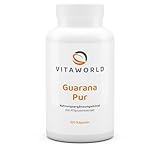 vitaworld Guarana Pur 500 mg, die natürliche Alternative zu Koffein mit 180 mg...