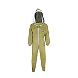 BIENE24 Imkeranzug Premium mit Atmungsnetz + Fechtschleier für Bienen Wespen...