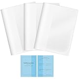 3 Stück Ausweishülle A6 Impfpass Hülle Transparent Doppelhülle Schutzhülle...