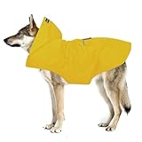 1 Stück Regenmantel Hund Wasserdicht, Kapuzenpullover Reflektierender Hunde...