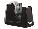 tesa Easy Cut SMART Klebebandabroller für Tische/Kompakter Tischabroller mit...