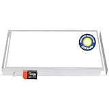 LECOM LED Panel 120x60 - Aufbau Deckenleuchte Neutralweiß Lichtstrom 6000 Lumen...