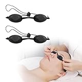 Solarium Brille, LED Schutzbrille, 2 Stück UV Solarium Schutzbrille...