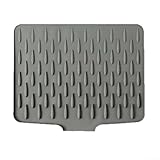 Silikon-Abtropfmatte, Arbeitsplattenschutz mit effektiver Wasserumleitung und...